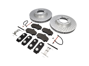 Pack Plaquettes de frein et Disques de frein AVANT Porsche 997 C2S Zimmermann - 99635140904, 99635140903, 99635141004, 99635141003, 99635194913, 99761275701, 99761267801, 99635108901, 99635195911